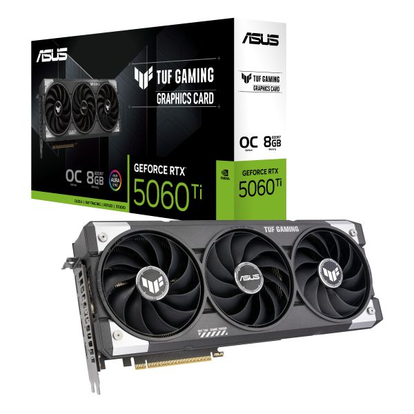 ASUS TUF Gaming TUF-RTX5060TI-O8G-GAMING NVIDIA GeForce RTX 5060 Ti 8 GB GDDR7 (90YV0MR0-M0NA00)