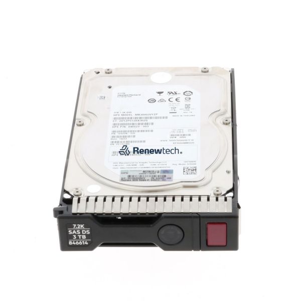 HPE 3TB 12G SAS 7.2K 3.5 MDL Reman HDD (846528R-B21)