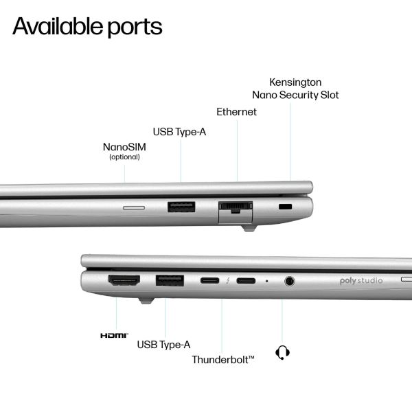 HP EliteBook 6 EB6G1i14 U7 255U 14 32GB/1T PC NL Intel Core Ultra 7 Laptop 35,6 cm (14") WUXGA DDR5-SDRAM 1 TB SSD Wi-Fi 7 (802.11be) Windows 11 Pro AI PC Zilver QWERTY (A26ZDEA#ABH) HP EliteBook 6 EB6G1i14 U7 255U 14 32GB/1T PC NL Intel Core Ultra 7 Laptop 35,6 cm (14") WUXGA DDR5-SDRAM 1 TB SSD Wi-Fi 7 (802.11be) Windows 11 Pro AI PC Zilver QWERTY (A26ZDEA#ABH)