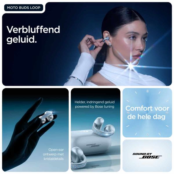 Motorola razr 60 + moto buds loop 17,5 cm (6.9") Dual SIM Android 15 5G USB Type-C 8 GB 256 GB 4500 mAh Blauw (PB860055SE)