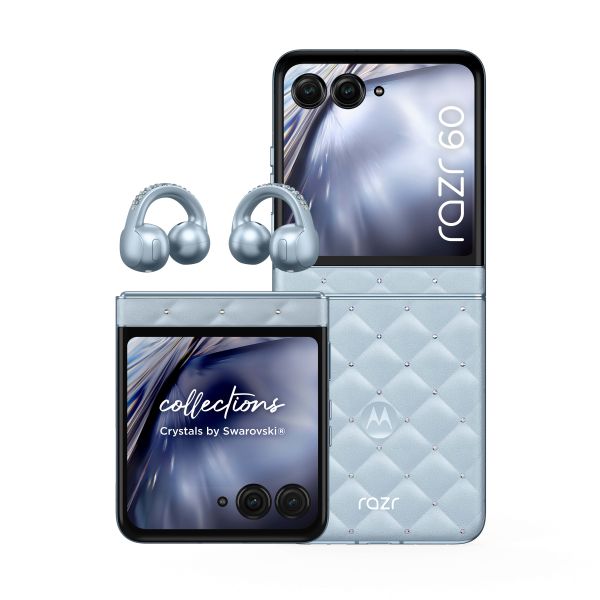 Motorola razr 60 + moto buds loop 17,5 cm (6.9") Dual SIM Android 15 5G USB Type-C 8 GB 256 GB 4500 mAh Blauw (PB860055SE)