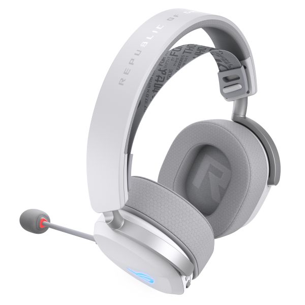 ASUS ROG Pelta Headset Bedraad en draadloos Hoofdband Gamen USB Type-C Bluetooth Wit (90YH0410-BHUA10)