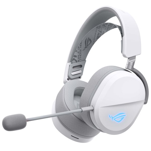 ASUS ROG Pelta Headset Bedraad en draadloos Hoofdband Gamen USB Type-C Bluetooth Wit (90YH0410-BHUA10)