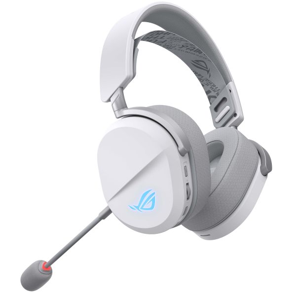 ASUS ROG Pelta Headset Bedraad en draadloos Hoofdband Gamen USB Type-C Bluetooth Wit (90YH0410-BHUA10)