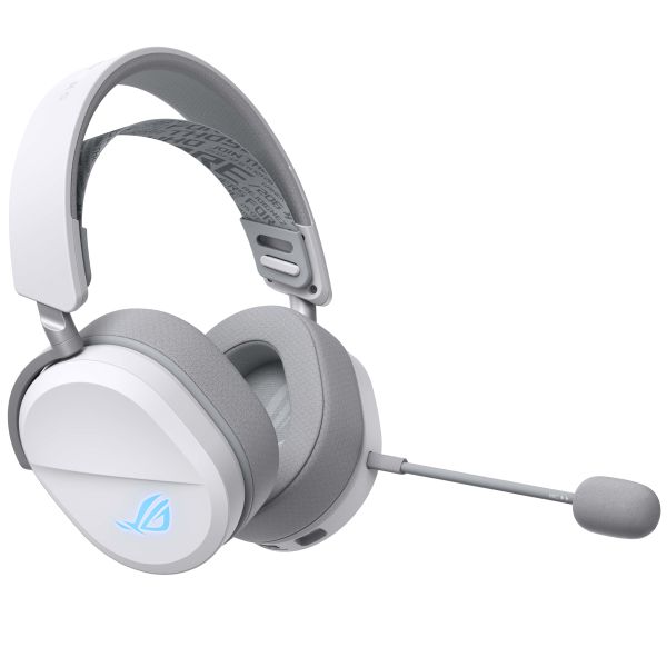 ASUS ROG Pelta Headset Bedraad en draadloos Hoofdband Gamen USB Type-C Bluetooth Wit (90YH0410-BHUA10)