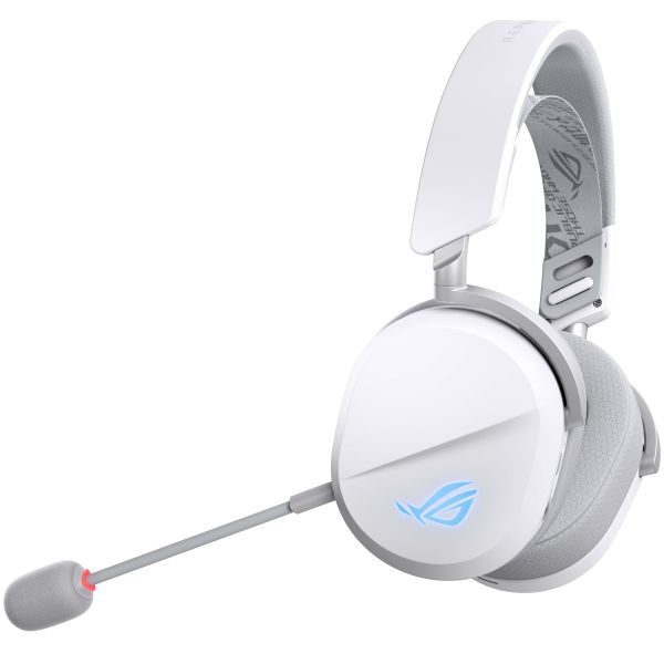 ASUS ROG Pelta Headset Bedraad en draadloos Hoofdband Gamen USB Type-C Bluetooth Wit (90YH0410-BHUA10)