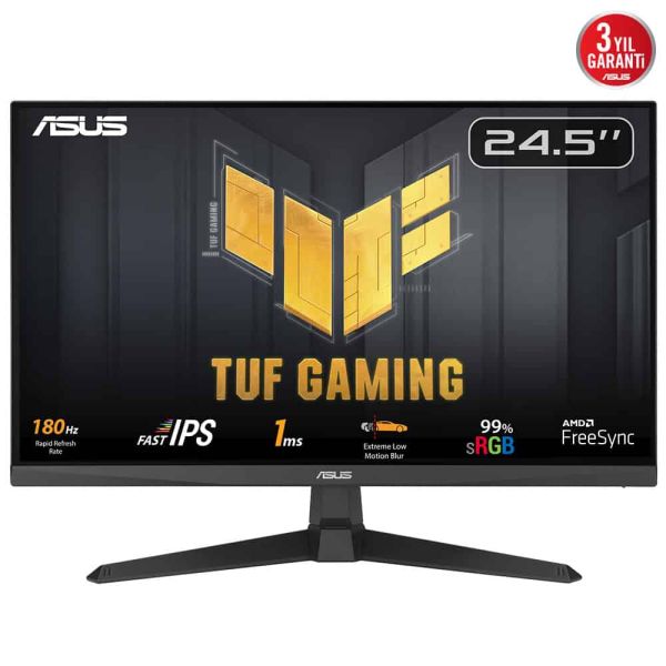 ASUS TUF Gaming VG259Q3A computer monitor 62,2 cm (24.5") 1920 x 1080 Pixels Full HD LED Zwart (VG259Q3A)