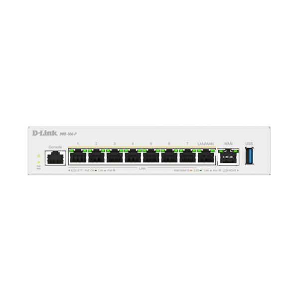 D-Link DBR-600-P/B bedrade router 2.5 Gigabit Ethernet Wit (DBR-600-P/E) D-Link DBR-600-P/B bedrade router 2.5 Gigabit Ethernet Wit (DBR-600-P/E)
