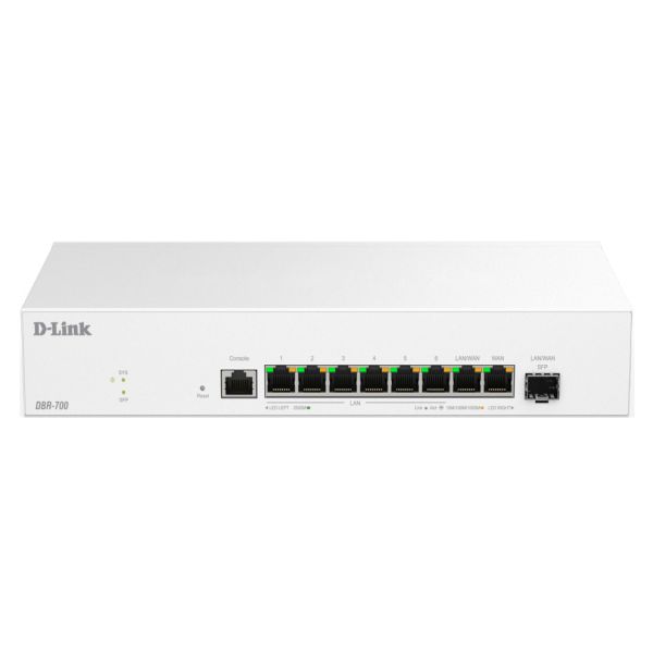 D-Link DBR-700 bedrade router 2.5 Gigabit Ethernet Wit (DBR-700)