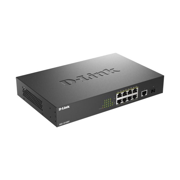 D-Link DGS-1010MP/E netwerk-switch Unmanaged L2 Gigabit Ethernet (10/100/1000) Power over Ethernet (PoE) 1U Zwart (DGS-1010MP/E)