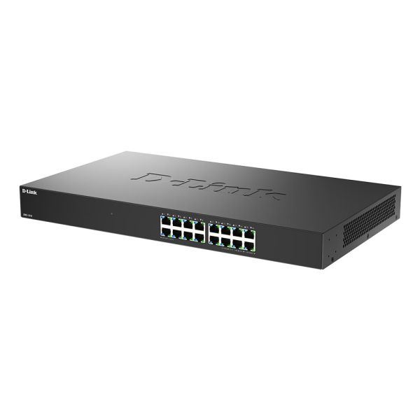 D-Link DMS-1016 Unmanaged L2+ 2.5G Ethernet (100/1000/2500) Zwart (DMS-1016/E)