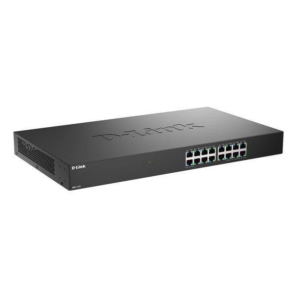 D-Link DMS-1016 Unmanaged L2+ 2.5G Ethernet (100/1000/2500) Zwart (DMS-1016/E)