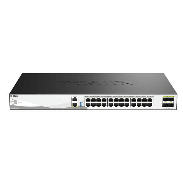 D-Link DXS-3130-28/E 28-Poorts 10G Multi-Gigabit Layer 3 Stackable (DXS-3130-28/E)