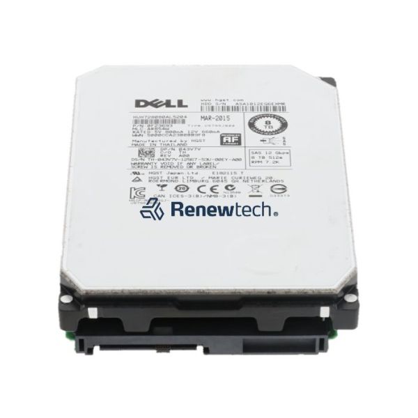 Dell 8TB 7.2K 12G 3.5INCH SAS HDD (0N660-RFB)