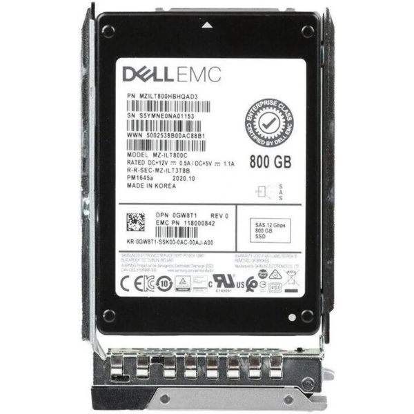 Dell SSDR,800G,IS12,2.5,M,P45A,EC (GW8T1-RFB)