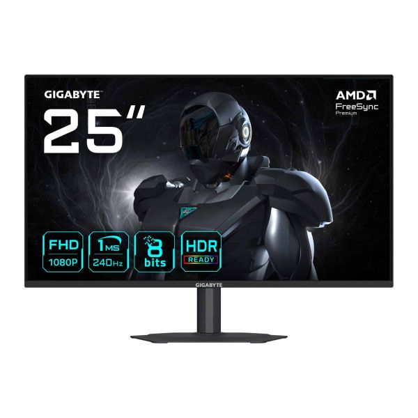GIGABYTE G25F2A computer monitor 62,2 cm (24.5") 1920 x 1080 Pixels Full HD LED Zwart (G25F2A)