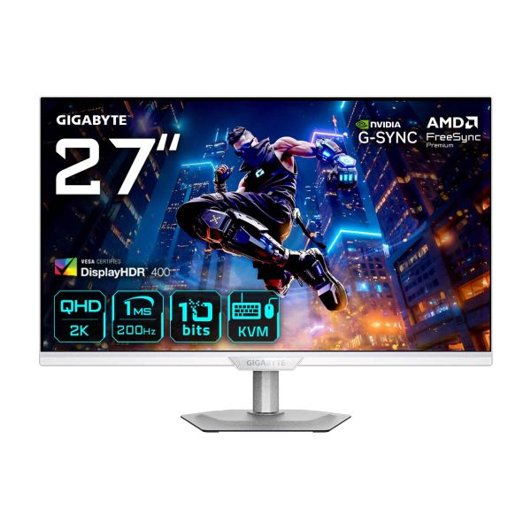 GIGABYTE M27Q2 QD ICE computer monitor 68,6 cm (27") 2560 x 1440 Pixels Quad HD LED Wit (M27Q2 QD ICE)