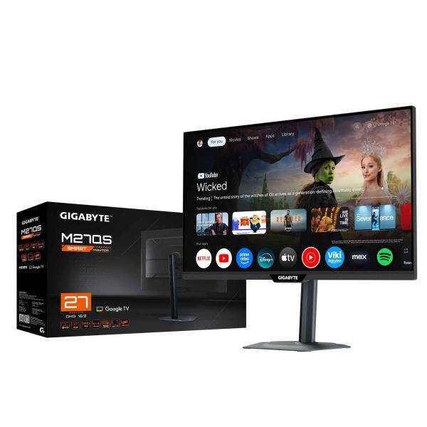 GIGABYTE M27QS computer monitor 68,6 cm (27") 2560 x 1440 Pixels Quad HD LED Zwart (M27QS)