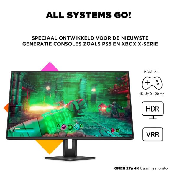 HP OMEN 27u 4K Gaming Monitor (3G6W0E9#ABB)