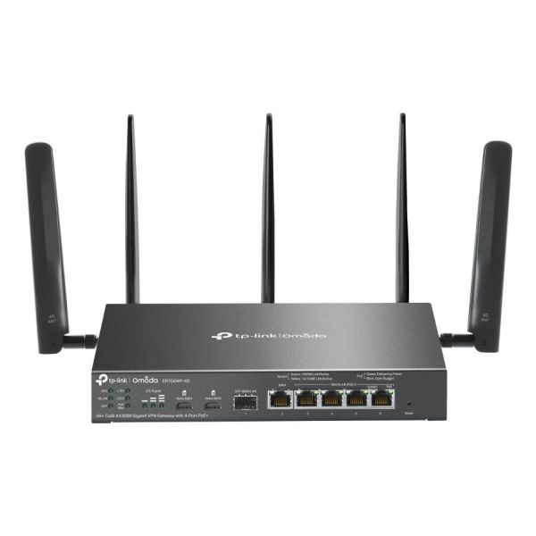 TP-Link ER706WP-4G draadloze router Gigabit Ethernet Dual-band (2.4 GHz / 5 GHz) Zwart (ER706WP-4G) TP-Link ER706WP-4G draadloze router Gigabit Ethernet Dual-band (2.4 GHz / 5 GHz) Zwart (ER706WP-4G)