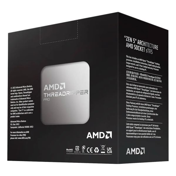 AMD Ryzen TH PRO 9965WX Tray 8 units (100-000000724)