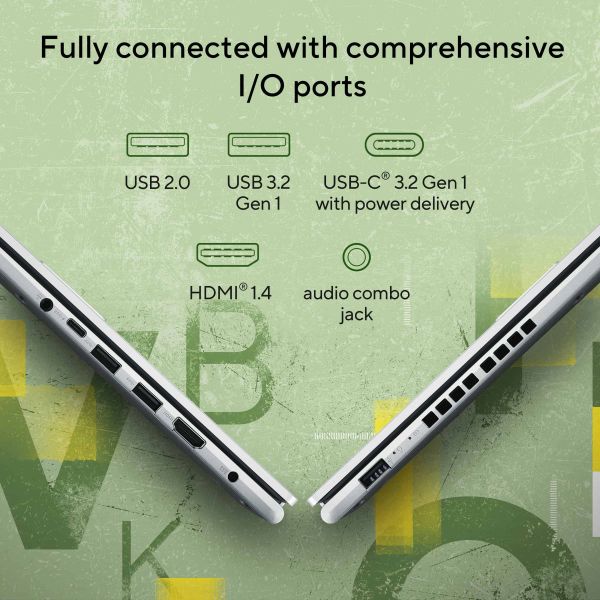 ASUS Vivobook 15 M1502YA-NJ667W AMD Ryzen™ 7 5825U Laptop 39,6 cm (15.6") Full HD 16 GB DDR4-SDRAM 512 GB SSD Wi-Fi 5 (802.11ac) Windows 11 Home Nederlands Zilver (90NB0X22-M00ZM0)  ASUS Vivobook 15 M1502YA-NJ667W AMD Ryzen™ 7 5825U Laptop 39,6 cm (15.6") Full HD 16 GB DDR4-SDRAM 512 GB SSD Wi-Fi 5 (802.11ac) Windows 11 Home Nederlands Zilver (90NB0X22-M00ZM0)