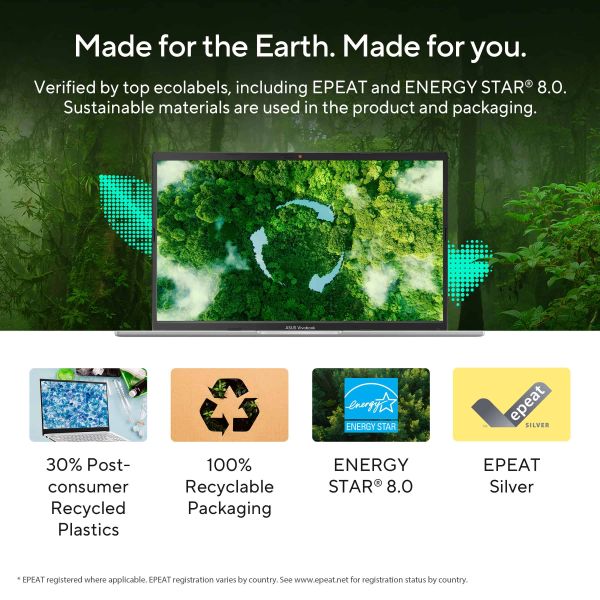 ASUS Vivobook 15 M1502YA-NJ667W AMD Ryzen™ 7 5825U Laptop 39,6 cm (15.6") Full HD 16 GB DDR4-SDRAM 512 GB SSD Wi-Fi 5 (802.11ac) Windows 11 Home Nederlands Zilver (90NB0X22-M00ZM0)  ASUS Vivobook 15 M1502YA-NJ667W AMD Ryzen™ 7 5825U Laptop 39,6 cm (15.6") Full HD 16 GB DDR4-SDRAM 512 GB SSD Wi-Fi 5 (802.11ac) Windows 11 Home Nederlands Zilver (90NB0X22-M00ZM0)