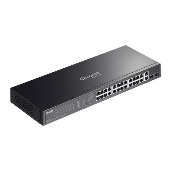 TP-Link ES228GP netwerk-switch Managed L2 Gigabit Ethernet (10/100/1000) Power over Ethernet (PoE) Zwart (ES228GP(UN))
