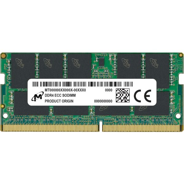 Micron MTA9ASF2G72HZ-3G2R geheugenmodule 16 GB 1 x 16 GB DDR4 3200 MHz ECC (MTA9ASF2G72HZ-3G2R) Micron MTA9ASF2G72HZ-3G2R geheugenmodule 16 GB 1 x 16 GB DDR4 3200 MHz ECC (MTA9ASF2G72HZ-3G2R)