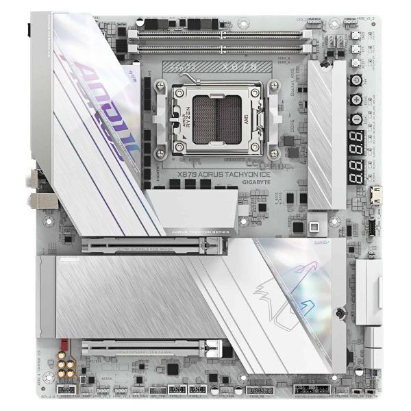 GIGABYTE X870 AORUS TACHYON ICE AMD X870 Socket AM5 Verlengd ATX (X870 A TACHYON ICE)