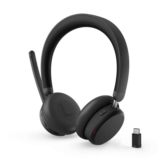 Lenovo 6550 Headset Draadloos Hoofdband Kantoor/callcenter USB Type-C Bluetooth Zwart (4XD1S19778) Lenovo 6550 Headset Draadloos Hoofdband Kantoor/callcenter USB Type-C Bluetooth Zwart (4XD1S19778)