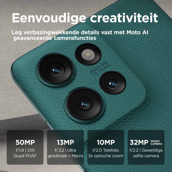 Motorola edge 50 16,9 cm (6.67") Dual SIM Android 14 5G USB Type-C 12 GB 512 GB 5000 mAh Groen (PB2U0001SE) Motorola edge 50 16,9 cm (6.67") Dual SIM Android 14 5G USB Type-C 12 GB 512 GB 5000 mAh Groen (PB2U0001SE)