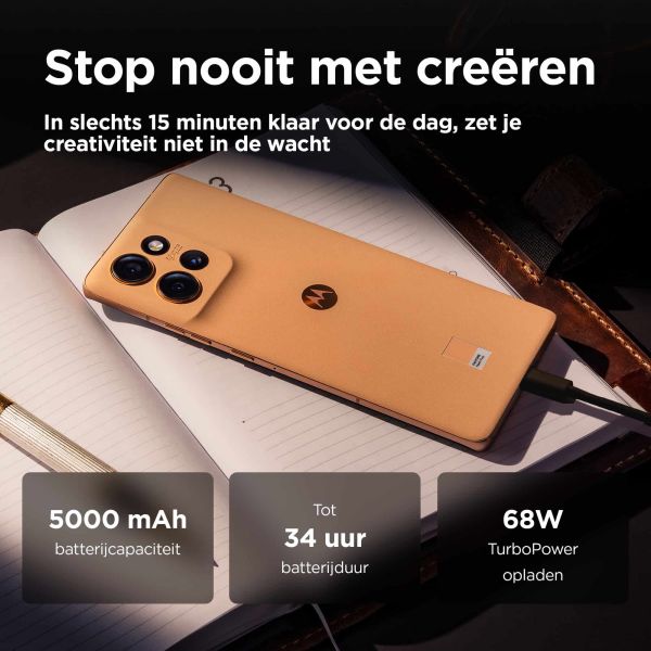 Motorola edge 50 16,9 cm (6.67") Dual SIM Android 14 5G USB Type-C 12 GB 512 GB 5000 mAh Perzik (PB2U0002SE)