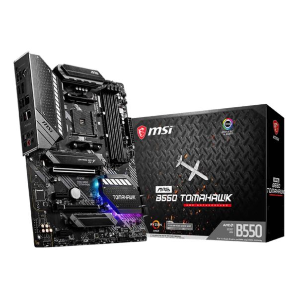 MSI MAG B550 Tomahawk AMD B550 Socket AM4 ATX (7C91-001R) MSI MAG B550 Tomahawk AMD B550 Socket AM4 ATX (7C91-001R)
