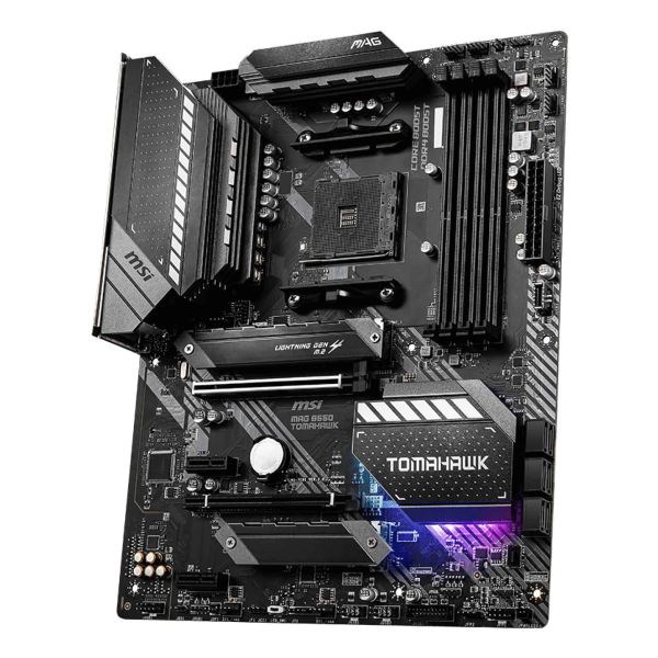 MSI MAG B550 Tomahawk AMD B550 Socket AM4 ATX (7C91-001R) MSI MAG B550 Tomahawk AMD B550 Socket AM4 ATX (7C91-001R)