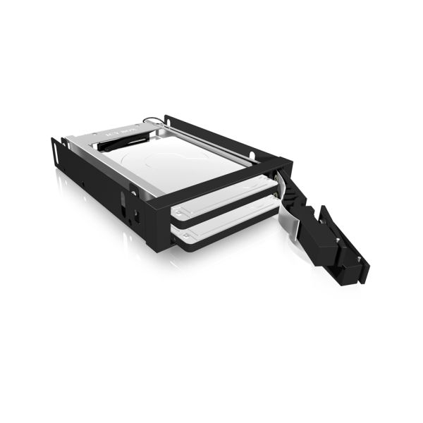 ICY BOX IB-2227StS 8,89 cm (3.5") Opslagschijflade Zwart (IB-2227STS)