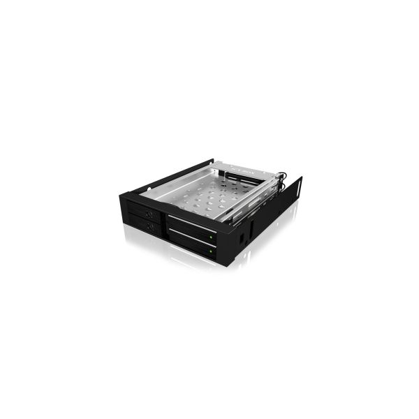 ICY BOX IB-2227StS 8,89 cm (3.5") Opslagschijflade Zwart (IB-2227STS)