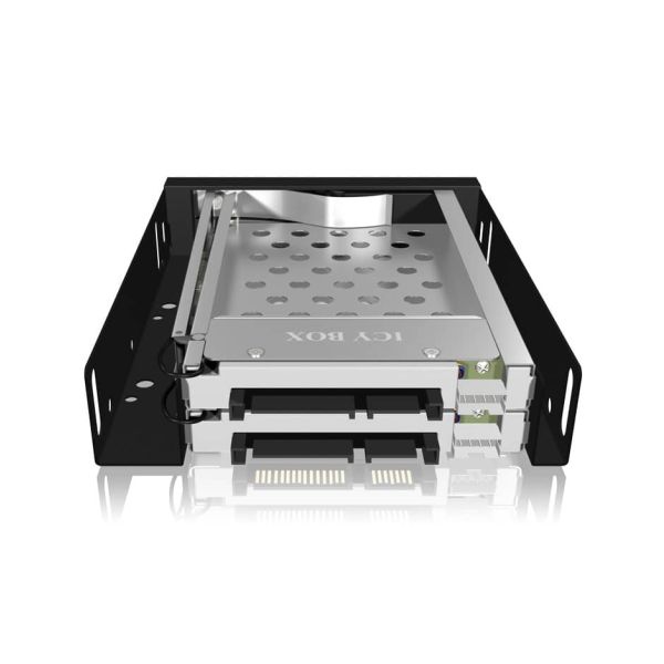ICY BOX IB-2227StS 8,89 cm (3.5") Opslagschijflade Zwart (IB-2227STS)