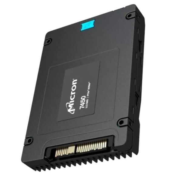 Micron 7450 MAX - SSD - 12.8 TB - interní - 2.5 - U.3 PCIe 4.0 (NVMe) (MTFDKCC12T8TFS-1BC1ZABYYR)