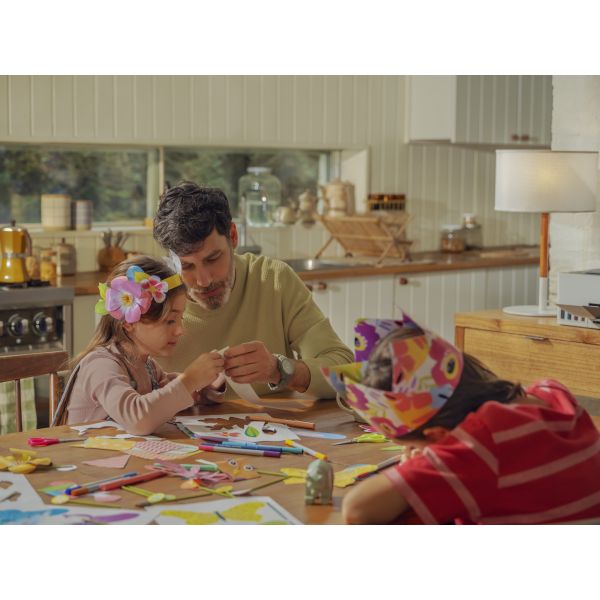 HP Creator box - ENVY 7220e A4 inkjet printer 15 ppm Wifi + fotopapier + sticker papier + 5 maanden gratis printen + onbeperkte toegang tot Printables (242P6B_CREABOX+C)