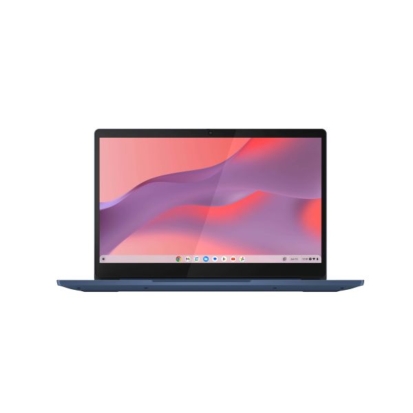 Lenovo IdeaPad Slim 3 Chrome 14M868 MediaTek Kompanio 520 Chromebook 35,6 cm (14") Full HD 8 GB LPDDR4x-SDRAM 128 GB eMMC Wi-Fi 6 (802.11ax) ChromeOS Engels Blauw (82XJ003GMH)  Lenovo IdeaPad Slim 3 Chrome 14M868 MediaTek Kompanio 520 Chromebook 35,6 cm (14") Full HD 8 GB LPDDR4x-SDRAM 128 GB eMMC Wi-Fi 6 (802.11ax) ChromeOS Engels Blauw (82XJ003GMH)