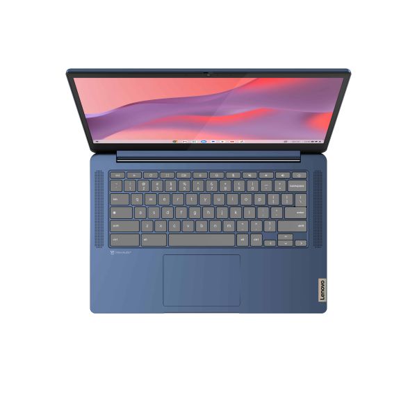 Lenovo IdeaPad Slim 3 Chrome 14M868 MediaTek Kompanio 520 Chromebook 35,6 cm (14") Full HD 8 GB LPDDR4x-SDRAM 128 GB eMMC Wi-Fi 6 (802.11ax) ChromeOS Engels Blauw (82XJ003GMH)  Lenovo IdeaPad Slim 3 Chrome 14M868 MediaTek Kompanio 520 Chromebook 35,6 cm (14") Full HD 8 GB LPDDR4x-SDRAM 128 GB eMMC Wi-Fi 6 (802.11ax) ChromeOS Engels Blauw (82XJ003GMH)