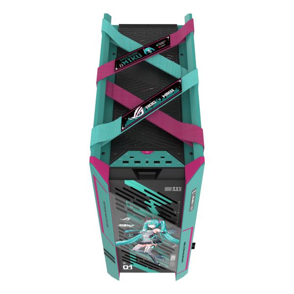 ASUS ROG Strix Helios II Hatsune Miku Edition Midi Tower Meerkleurig (90DC00W0-B39010) ASUS ROG Strix Helios II Hatsune Miku Edition Midi Tower Meerkleurig (90DC00W0-B39010)