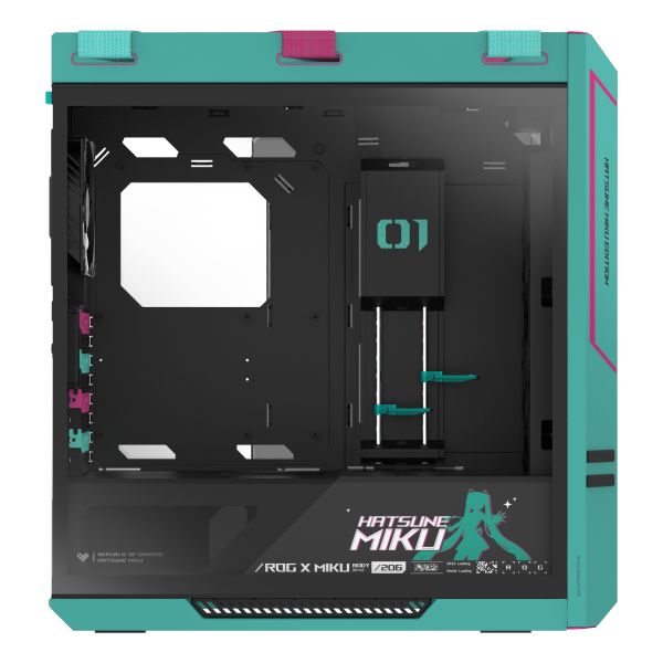 ASUS ROG Strix Helios II Hatsune Miku Edition Midi Tower Meerkleurig (90DC00W0-B39010) ASUS ROG Strix Helios II Hatsune Miku Edition Midi Tower Meerkleurig (90DC00W0-B39010)
