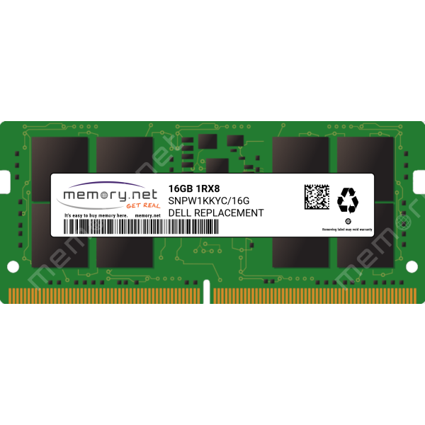 Dell Memory Upgrade - 16 GB - 1Rx8 (SNPW1KKYC/16G)