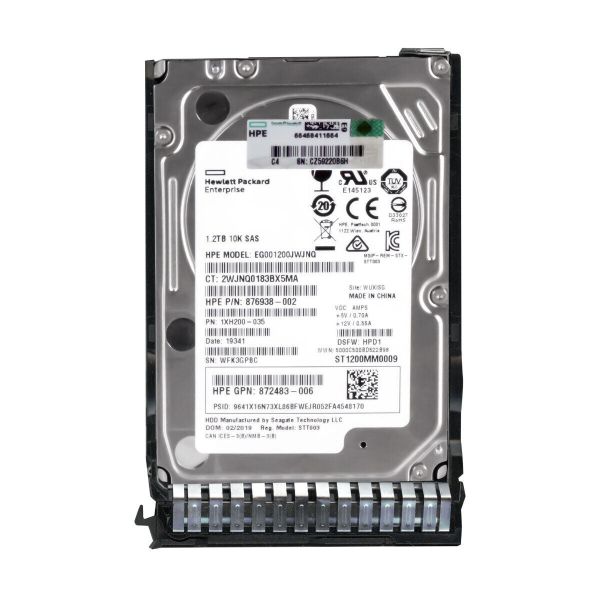 HP HDD 1.2TB 12G SAS 10K (876938-002-RFB)