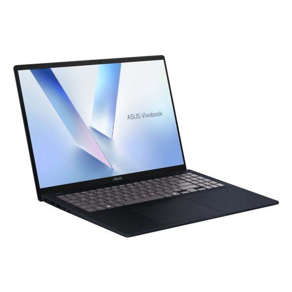 ASUS Vivobook 16 M1607KA-MB043W Copilot+ PC AMD Ryzen AI 5 340 Laptop 40,6 cm (16") WUXGA 16 GB DDR5-SDRAM 512 GB SSD Wi-Fi 6 (802.11ax) Windows 11 Home Nederlands Blauw, Zilver (90NB15F1-M006D0)
