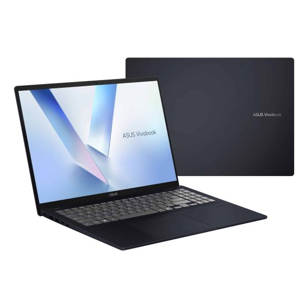 ASUS Vivobook 16 M1607KA-MB043W Copilot+ PC AMD Ryzen AI 5 340 Laptop 40,6 cm (16") WUXGA 16 GB DDR5-SDRAM 512 GB SSD Wi-Fi 6 (802.11ax) Windows 11 Home Nederlands Blauw, Zilver (90NB15F1-M006D0)