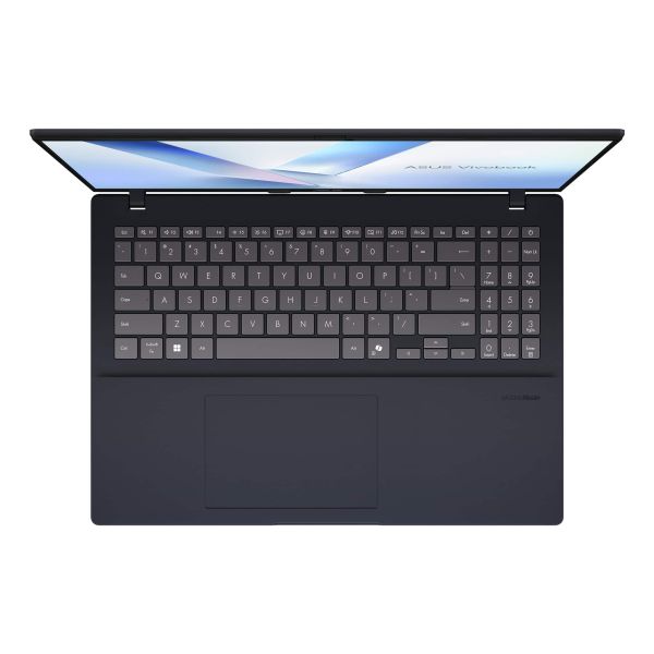 ASUS Vivobook 16 M1607KA-MB043W Copilot+ PC AMD Ryzen AI 5 340 Laptop 40,6 cm (16") WUXGA 16 GB DDR5-SDRAM 512 GB SSD Wi-Fi 6 (802.11ax) Windows 11 Home Nederlands Blauw, Zilver (90NB15F1-M006D0)