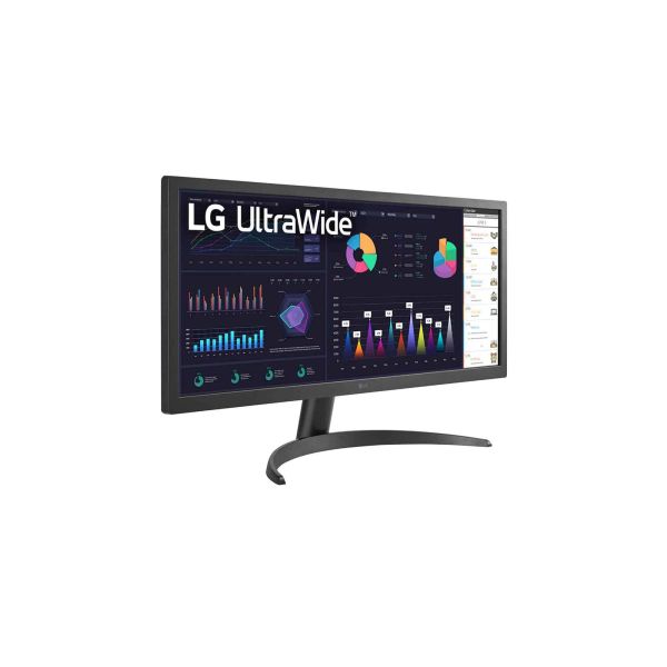 LG 26WQ500-B computer monitor 65,3 cm (25.7") 2560 x 1080 Pixels 4K Ultra HD LCD Zwart (26WQ500-B) LG 26WQ500-B computer monitor 65,3 cm (25.7") 2560 x 1080 Pixels 4K Ultra HD LCD Zwart (26WQ500-B)